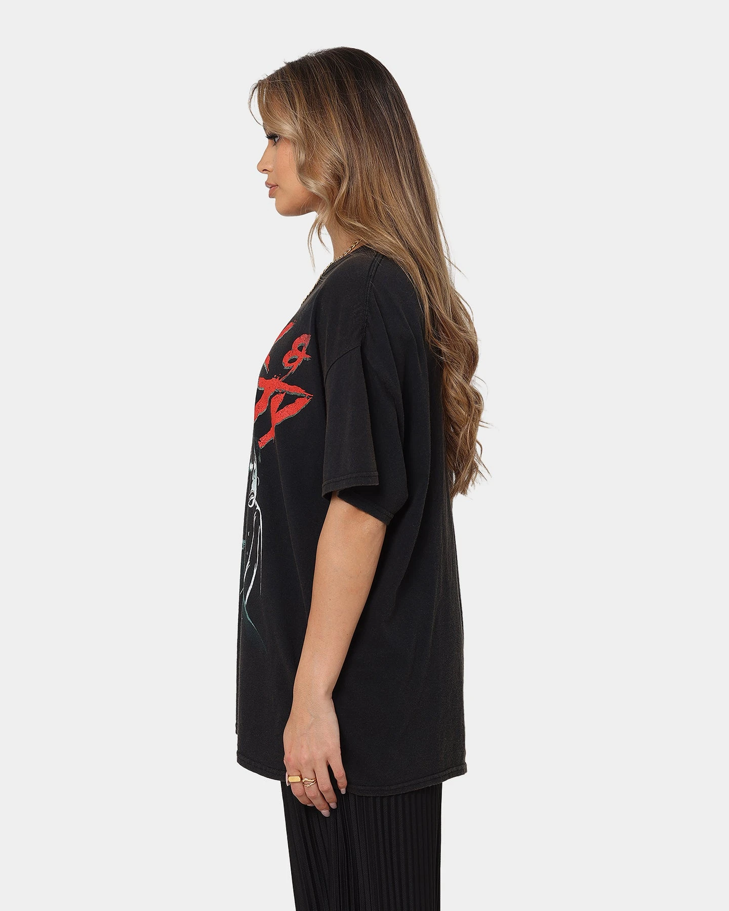 Goat Crew X Rick And Morty Night Family Vintage T-Shirt Washed Black 8 Goat Crew X Rick And Morty Night Family Vintage T-Shirt Washed Black - Image 6