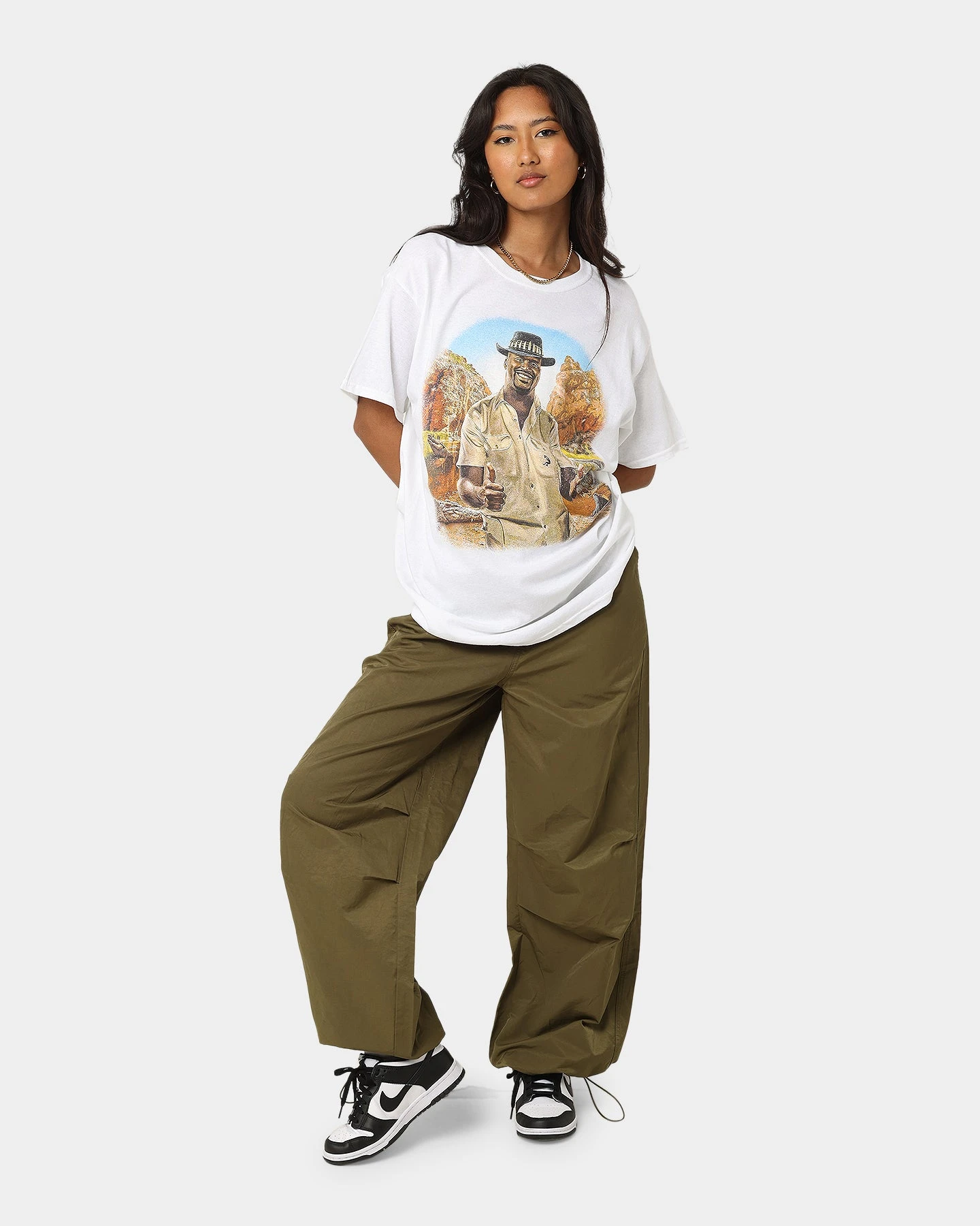 Goat Crew Aussie Shaq T-Shirt White 4 Goat Crew Aussie Shaq T-Shirt White - Image 2