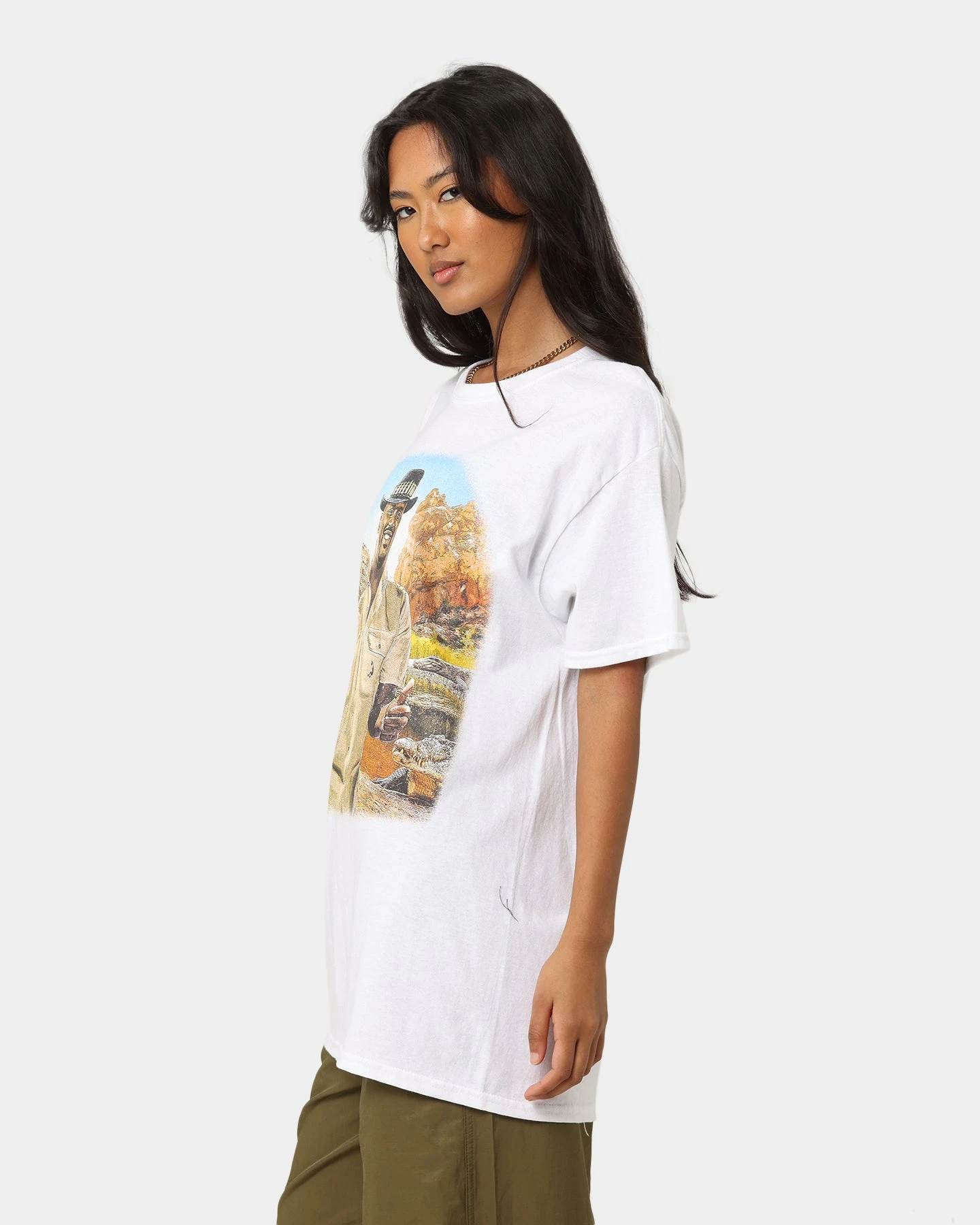 Goat Crew Aussie Shaq T-Shirt White 8 Goat Crew Aussie Shaq T-Shirt White - Image 6