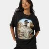 Goat Crew Aussie Shaq T-Shirt Washed Black 2 Goat Crew Aussie Shaq T-Shirt Washed Black -Culture Kings Shop 02042489 YW607 womens 0010