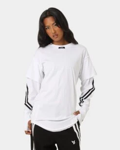 The Anti Order Anti Sport Layered Long Sleeve T-Shirt White/Black