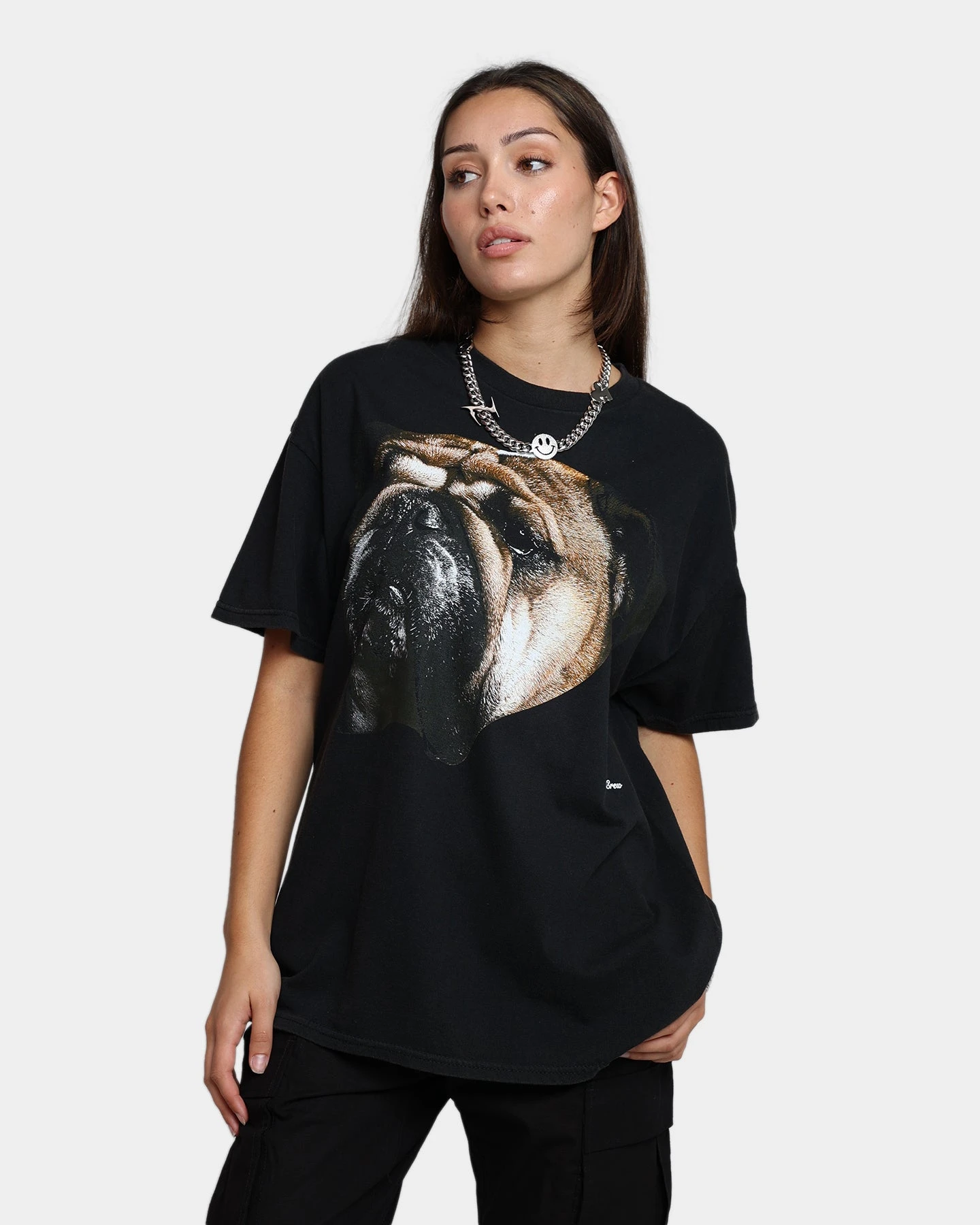 Goat Crew Bulldog Vintage T-Shirt Black Wash 3 Goat Crew Bulldog Vintage T-Shirt Black Wash