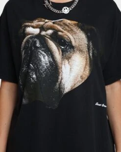 Goat Crew Bulldog Vintage T-Shirt Black Wash 10 Goat Crew Bulldog Vintage T-Shirt Black Wash -Culture Kings Shop 02042533 YB295 womens 0030