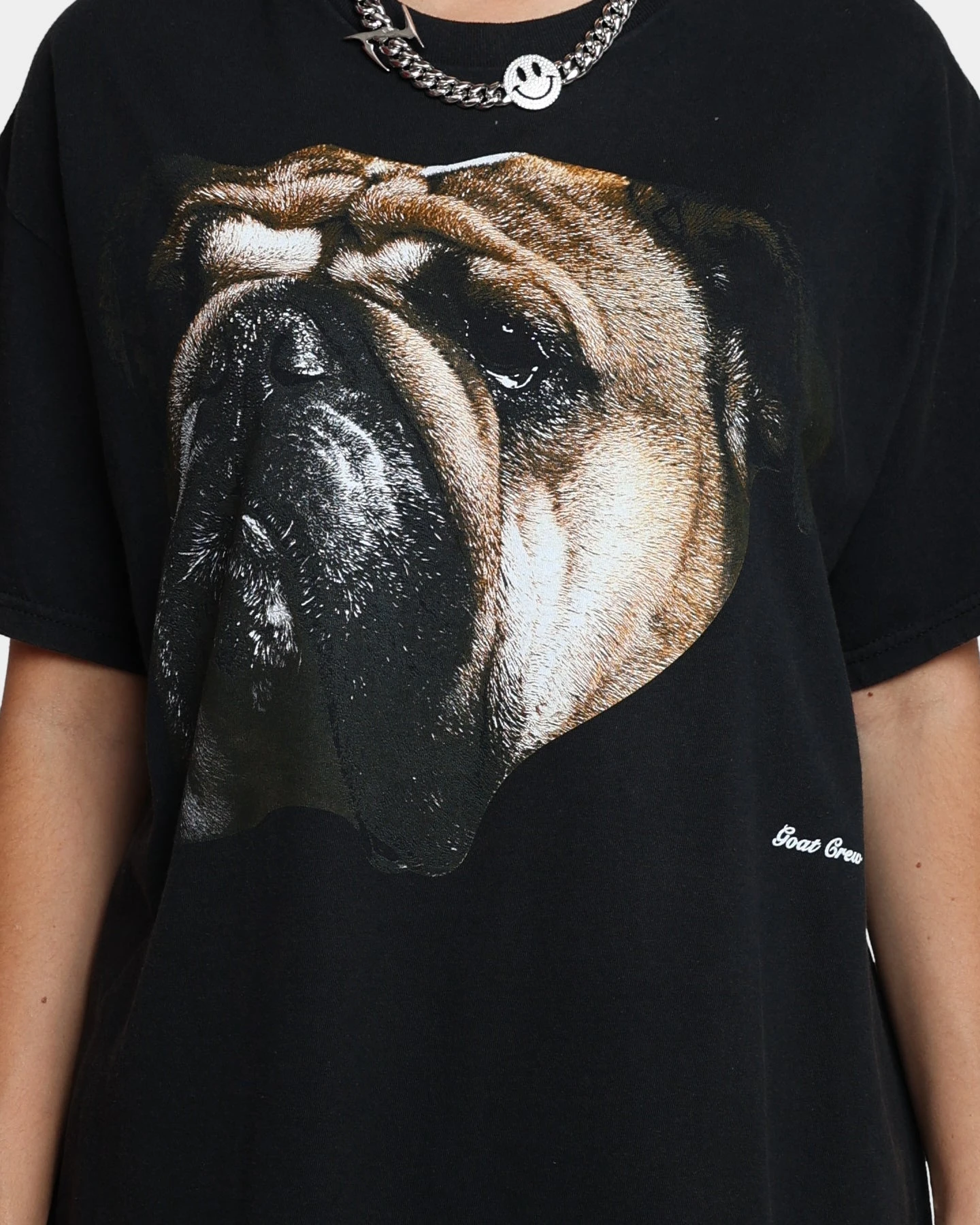 Goat Crew Bulldog Vintage T-Shirt Black Wash 5 Goat Crew Bulldog Vintage T-Shirt Black Wash - Image 3