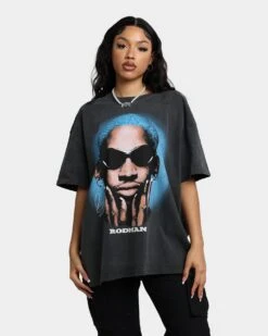 Rodman Brand Rodman Signature Vintage T-Shirt Vintage Black/Blue