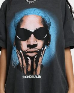 Rodman Brand Rodman Signature Vintage T-Shirt Vintage Black/Blue 13 Rodman Brand Rodman Signature Vintage T-Shirt Vintage Black/Blue -Culture Kings Shop 02042547 YB664 womens 0040