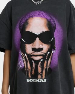 Rodman Brand Rodman Signature Vintage T-Shirt Vintage Black -Culture Kings Shop 02042547 YV009 womens 0040