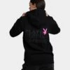 Playboy X Culture Kings Stacked Hoodie Black -Culture Kings Shop 02042557 YB001 womens 0010