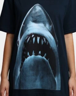 American Thrift X Jaws Jaws Vintage T-Shirt Navy 10 American Thrift X Jaws Jaws Vintage T-Shirt Navy -Culture Kings Shop 02042573 YN200 womens 0030