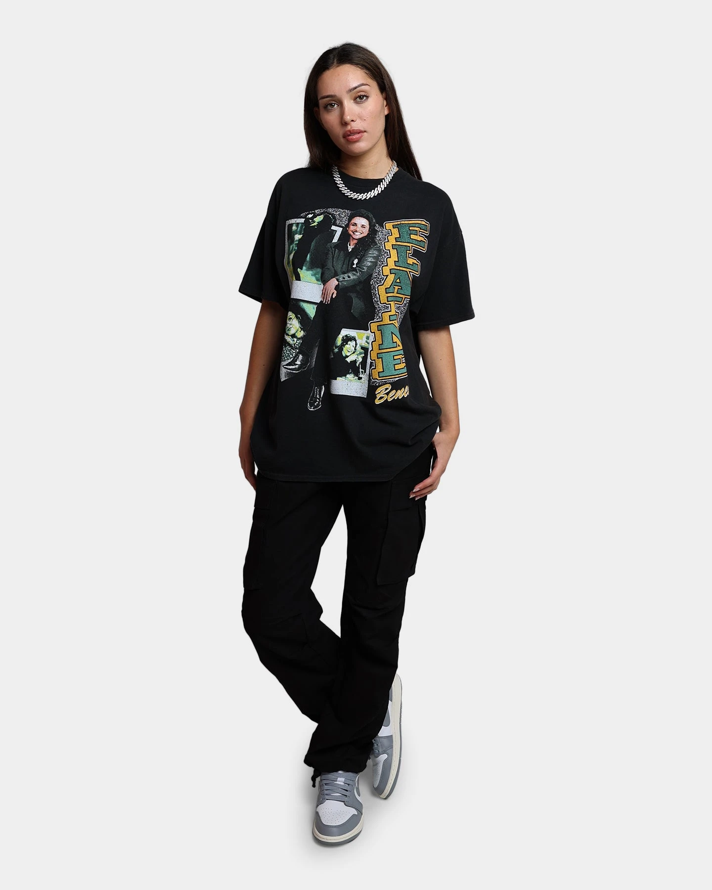 American Thrift X Seinfeld Elaine Vintage T-Shirt Washed Black 4 American Thrift X Seinfeld Elaine Vintage T-Shirt Washed Black - Image 2