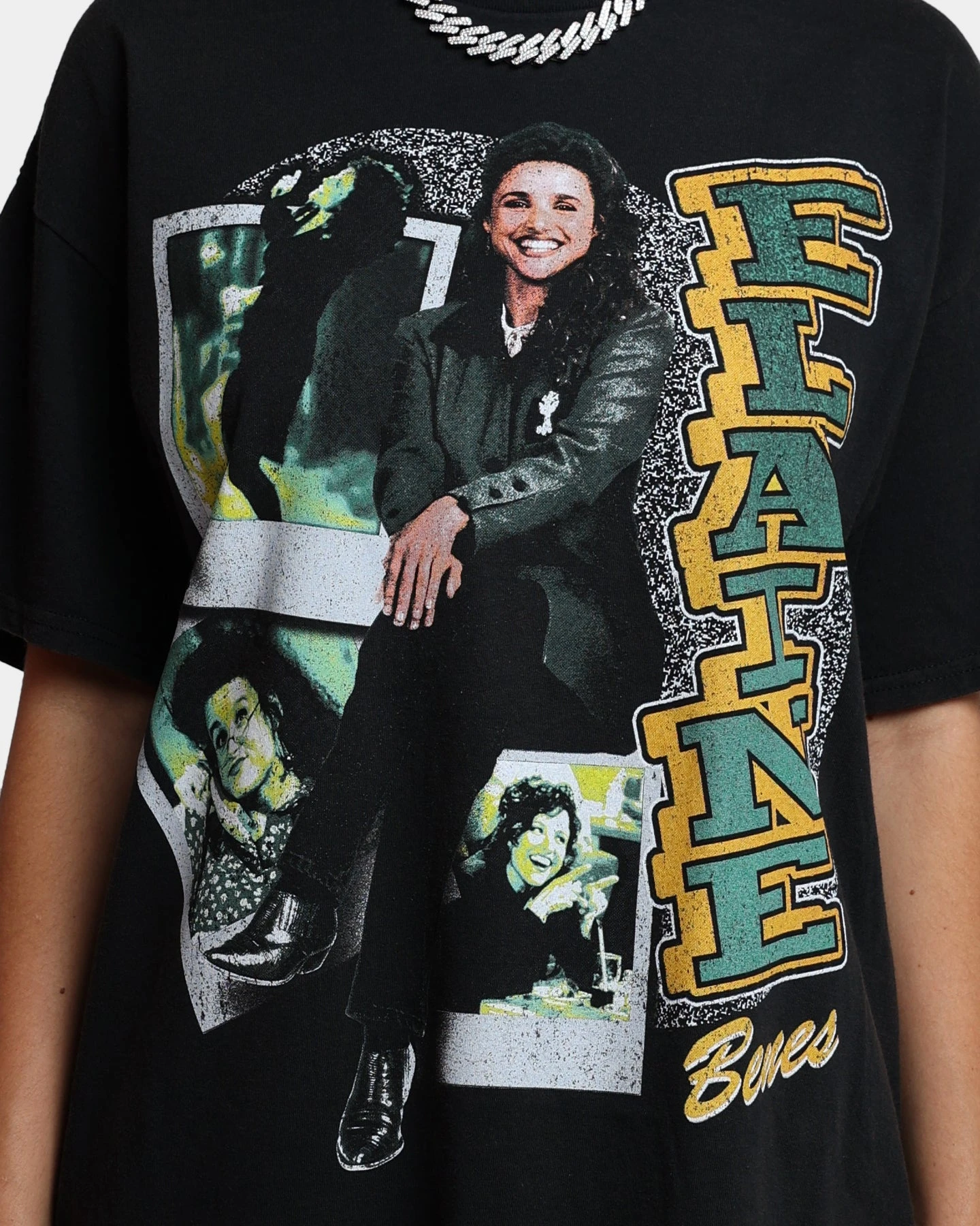 American Thrift X Seinfeld Elaine Vintage T-Shirt Washed Black 5 American Thrift X Seinfeld Elaine Vintage T-Shirt Washed Black - Image 3