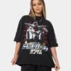Loiter X Gundam Gundam Vintage T-Shirt Black Wash