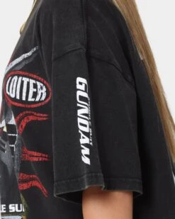 Loiter X Gundam Gundam Vintage T-Shirt Black Wash -Culture Kings Shop 02042944 YB295 womens 00100