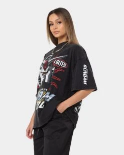 Loiter X Gundam Gundam Vintage T-Shirt Black Wash -Culture Kings Shop 02042944 YB295 womens 0070