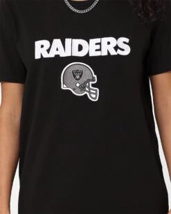 New Era Women's Las Vegas Raiders Logo Select T-Shirt Black -Culture Kings Shop 02043998 YB001 womens 0030