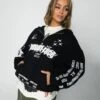 Loiter Rave Zip Hoodie Black -Culture Kings Shop 02044495 YB001 womens 0010