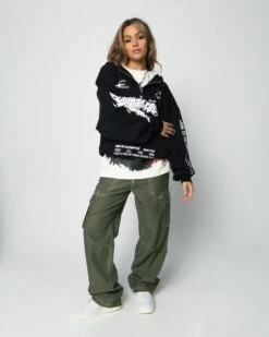 Loiter Rave Zip Hoodie Black -Culture Kings Shop 02044495 YB001 womens 0030