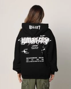 Loiter Rave Zip Hoodie Black -Culture Kings Shop 02044495 YB001 womens 0090