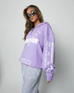 Loiter Rave Zip Hoodie Lilac -Culture Kings Shop 02044495 YL300 womens 0040