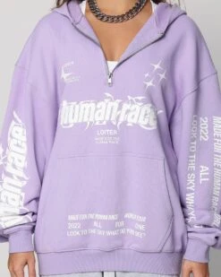 Loiter Rave Zip Hoodie Lilac -Culture Kings Shop 02044495 YL300 womens 0060