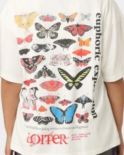Loiter Euphoria T-Shirt Off White -Culture Kings Shop 02044516 YO007 womens 0050