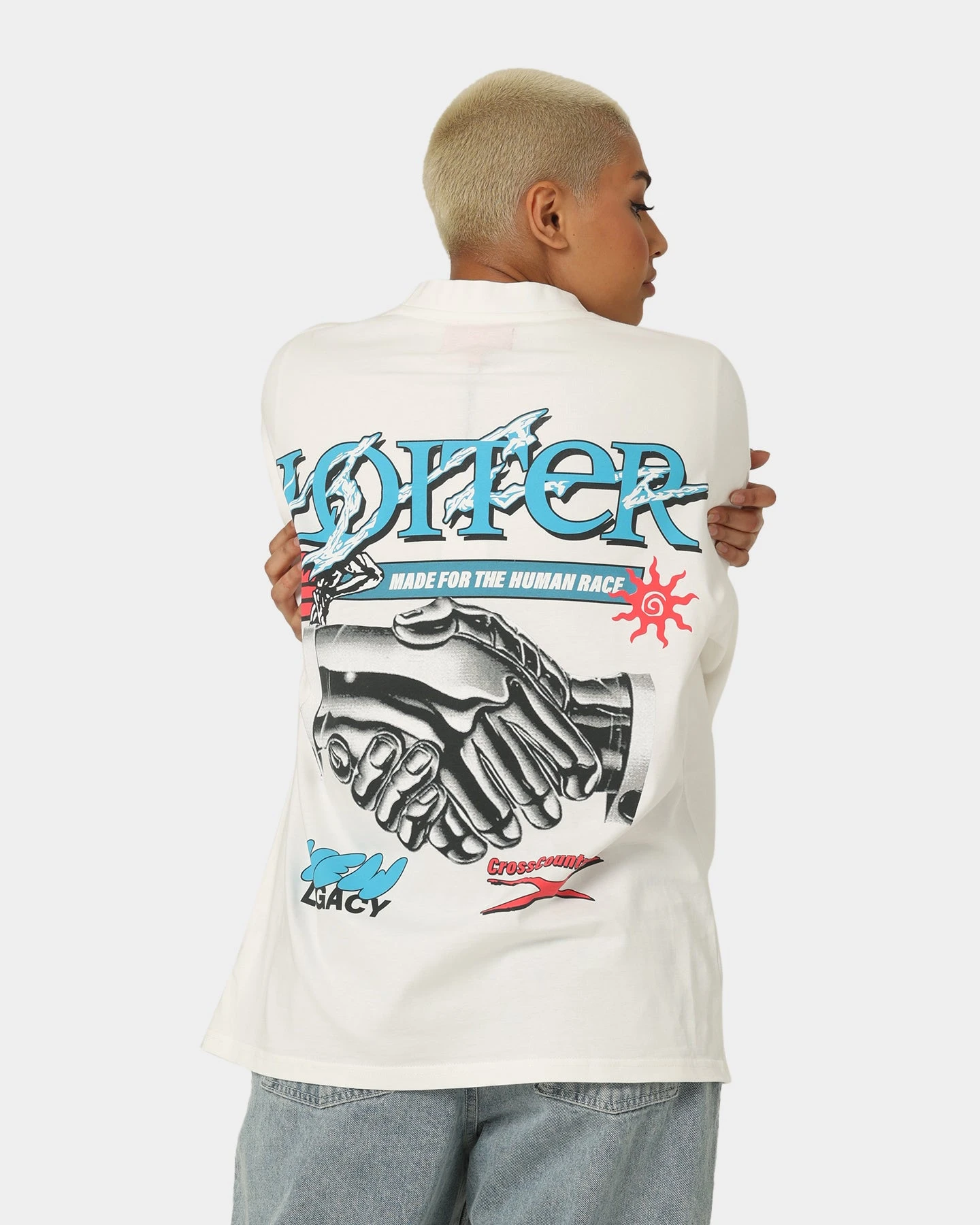 Loiter New Legacy Vintage T-Shirt Off White 3 Loiter New Legacy Vintage T-Shirt Off White