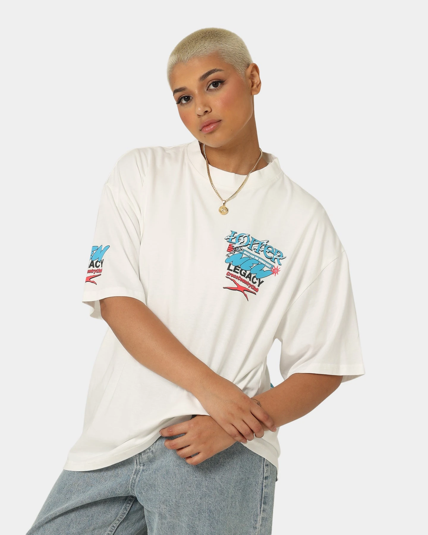 Loiter New Legacy Vintage T-Shirt Off White 4 Loiter New Legacy Vintage T-Shirt Off White - Image 2