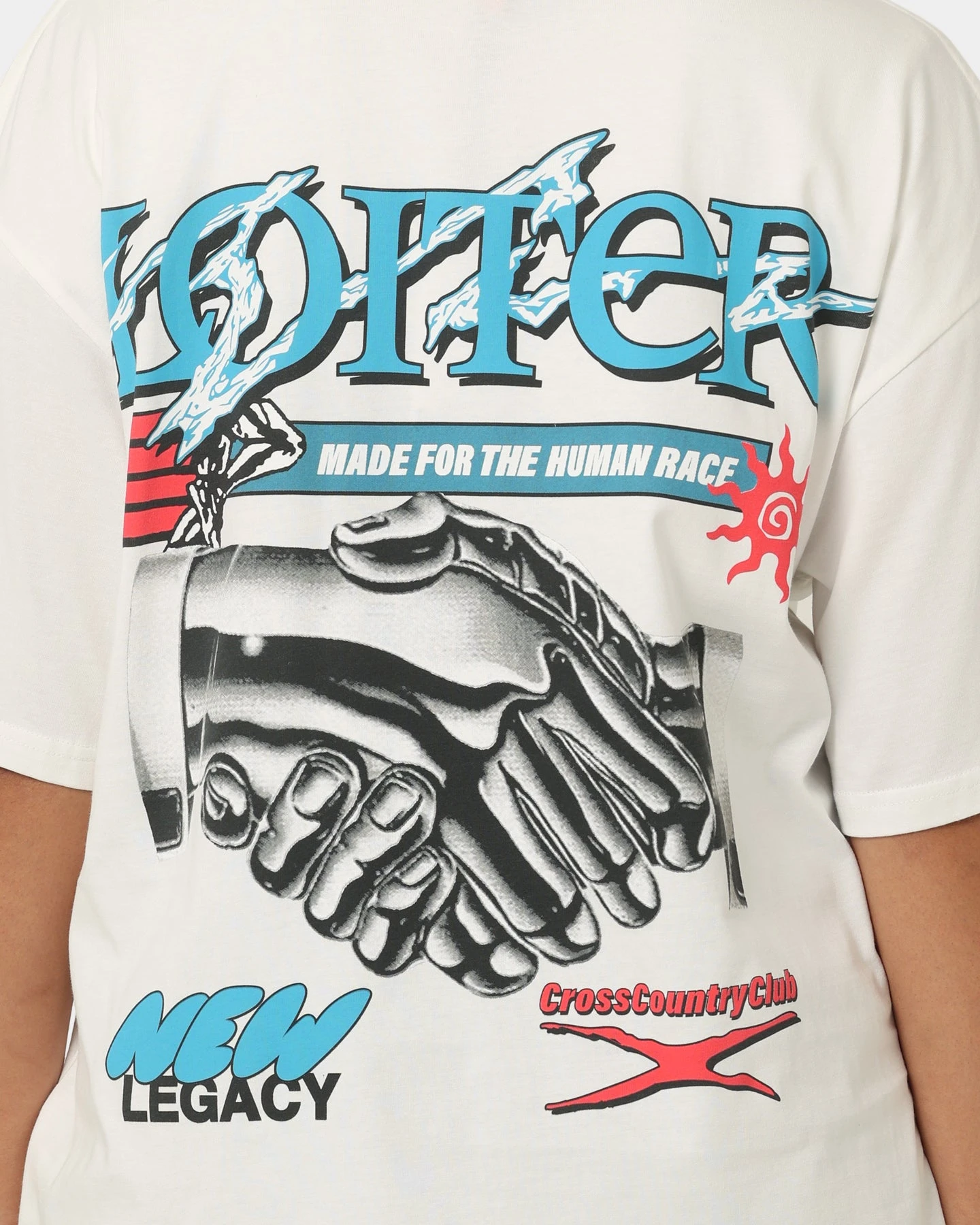 Loiter New Legacy Vintage T-Shirt Off White 7 Loiter New Legacy Vintage T-Shirt Off White - Image 5