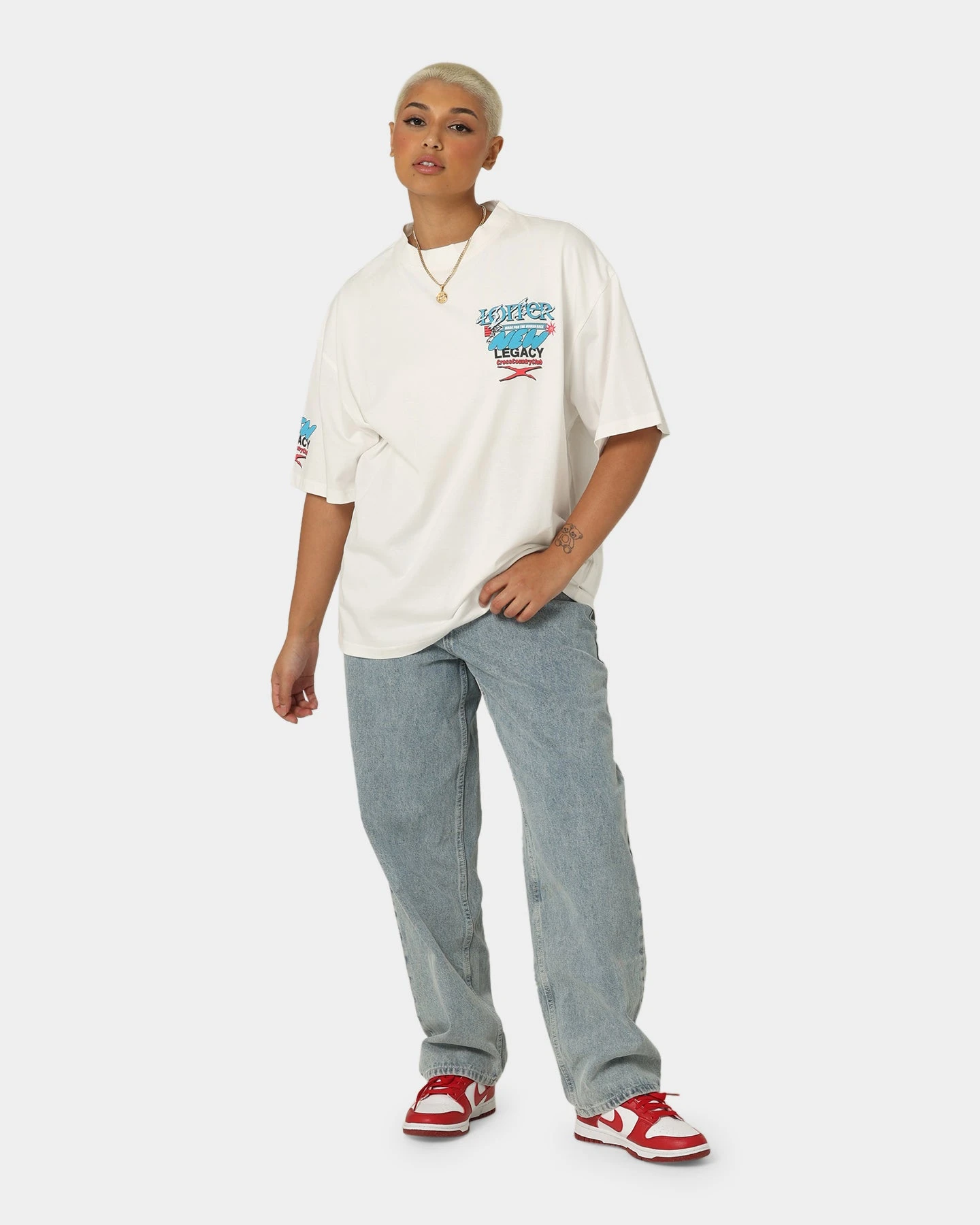 Loiter New Legacy Vintage T-Shirt Off White 10 Loiter New Legacy Vintage T-Shirt Off White - Image 8