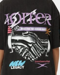 Loiter New Legacy Vintage T-Shirt Vintage Black -Culture Kings Shop 02044517 YV009 womens 0050