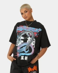 Loiter Dynasty Vintage T-Shirt Vintage Black