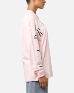 Carre Global Oversized Long Sleeve T-Shirt Pink -Culture Kings Shop 02044774 YP001 womens 00040