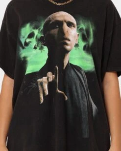 American Thrift X Harry Potter Dark Arts Vintage T-Shirt Black Wash -Culture Kings Shop 02044970 YB295 womens 0040