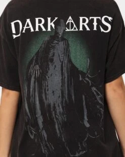 American Thrift X Harry Potter Dark Arts Vintage T-Shirt Black Wash -Culture Kings Shop 02044970 YB295 womens 0050
