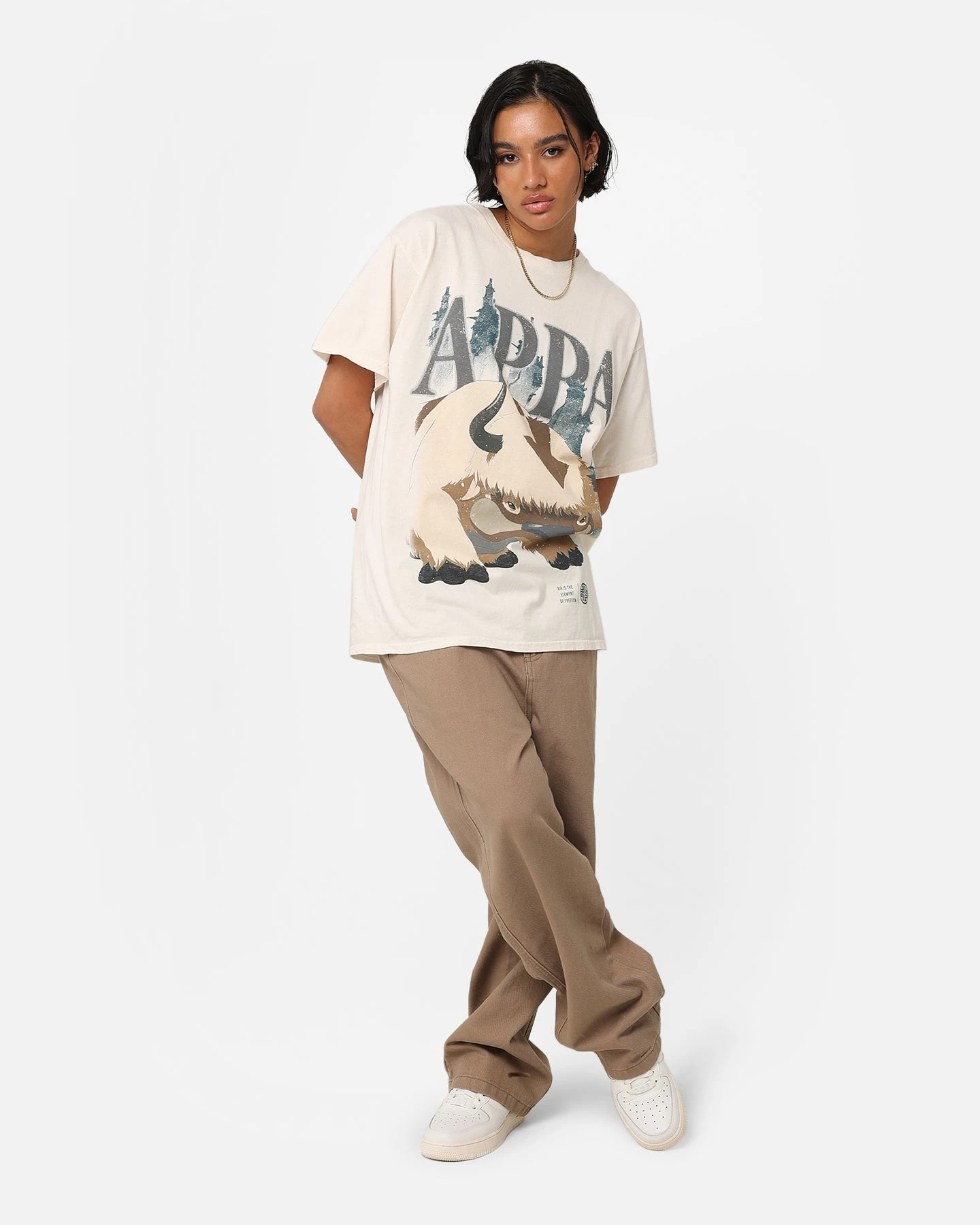 Goat Crew X Avatar: The Last Airbender Appa Vintage T-Shirt Off White 6 Goat Crew X Avatar: The Last Airbender Appa Vintage T-Shirt Off White - Image 4