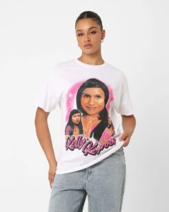 American Thrift X The Office Kelly Kapoor Vintage T-Shirt White