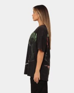 American Thrift X The Matrix Morpheus Vintage T-Shirt Black Wash 16 American Thrift X The Matrix Morpheus Vintage T-Shirt Black Wash -Culture Kings Shop 02045268 YB295 womens 0070