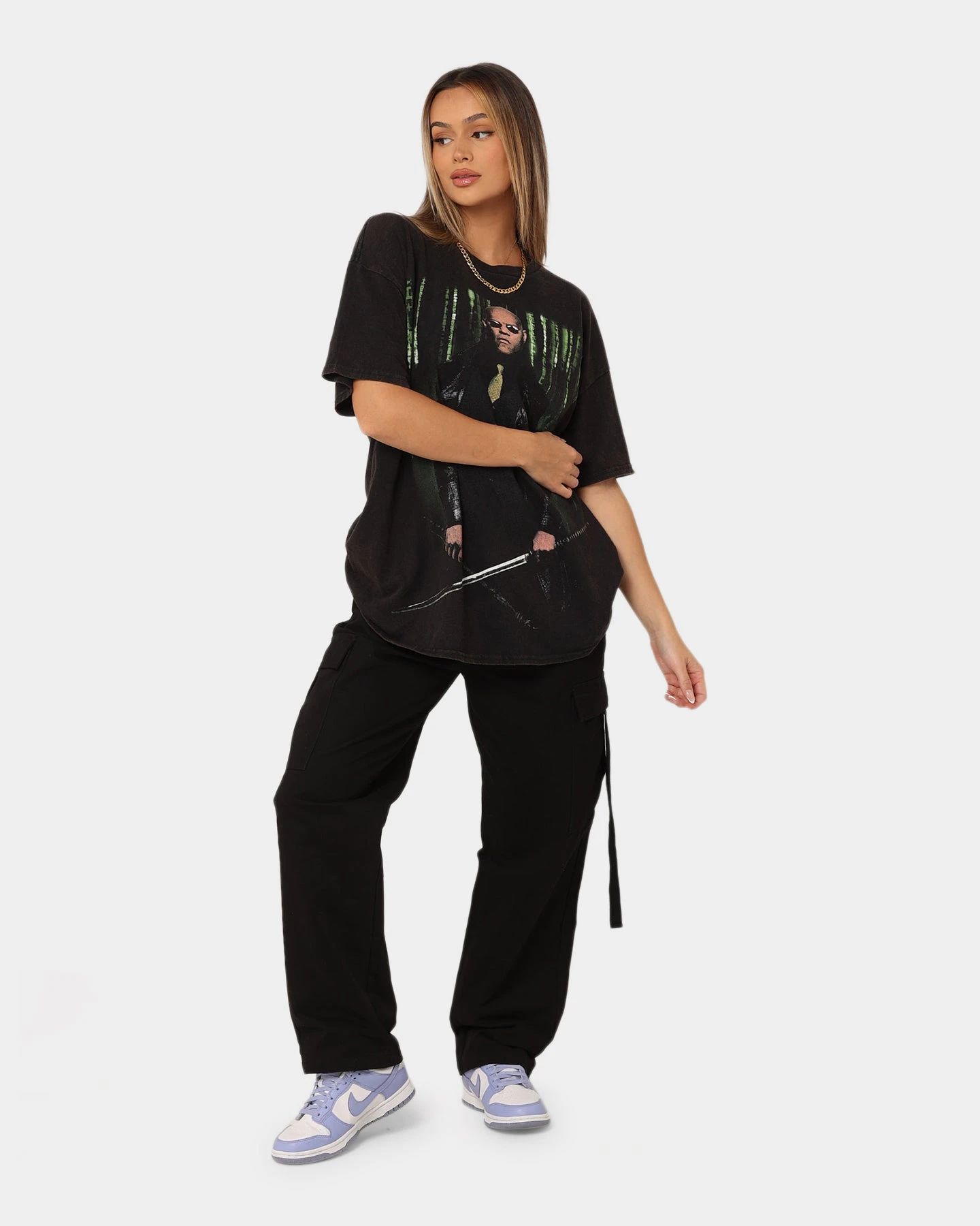 American Thrift X The Matrix Morpheus Vintage T-Shirt Black Wash 10 American Thrift X The Matrix Morpheus Vintage T-Shirt Black Wash - Image 8