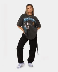 American Thrift X The Matrix Heavyweight Vintage T-Shirt Black Wash -Culture Kings Shop 02045269 YB295 womens 0030