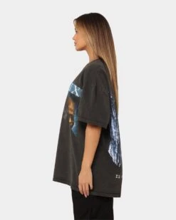 American Thrift X The Matrix Heavyweight Vintage T-Shirt Black Wash -Culture Kings Shop 02045269 YB295 womens 0070