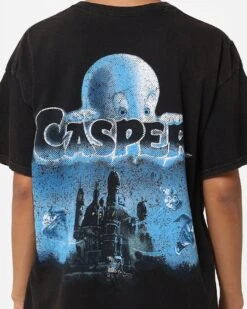 American Thrift X Casper Casper Vintage T-Shirt Black Wash 13 American Thrift X Casper Casper Vintage T-Shirt Black Wash -Culture Kings Shop 02045348 YB295 womens 0050