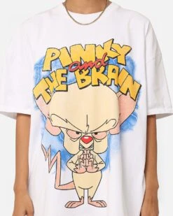 American Thrift X Cartoon Network Pinky & The Brain Heavyweight Vintage T-Shirt White 10 American Thrift X Cartoon Network Pinky & The Brain Heavyweight Vintage T-Shirt White -Culture Kings Shop 02045353 YW100 womens 0030