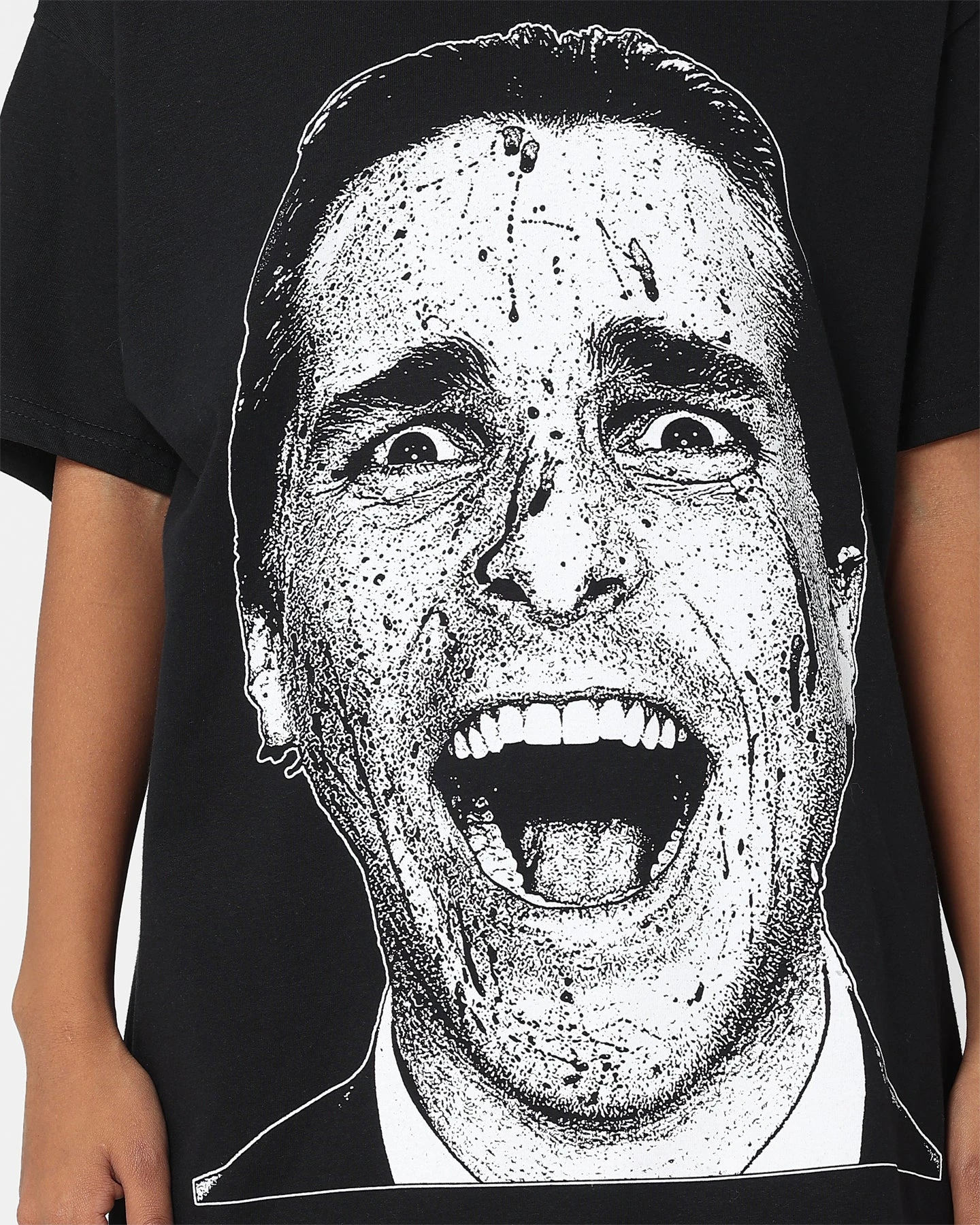 Rats Get Fat X American Psycho Patrick Bateman T-Shirt Black 6 Rats Get Fat X American Psycho Patrick Bateman T-Shirt Black - Image 4