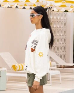 Loiter Patchwork Hoodie Off White -Culture Kings Shop 02045602 YO007 womens 0070