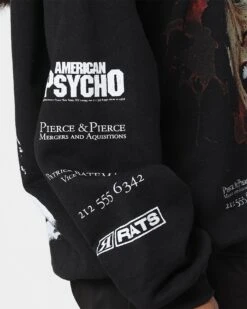 Rats Get Fat X American Psycho American Psycho Crewneck Black -Culture Kings Shop 02045829 YB001 womens 0090