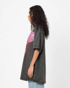 American Thrift X Warner Bros. Daffywise Heavyweight Vintage T-Shirt Black Wash -Culture Kings Shop 02046633 YB295 womens 0050