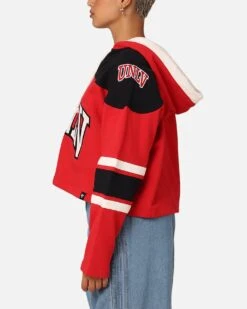 '47 BRAND 47 Brand Women's University Of Las Vegas Cropped Lacer Hoodie Red -Culture Kings Shop 02046885 YR001 womens 0050