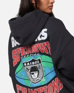 Mitchell & Ness Los Angeles Raiders Super Bowl World Hoodie Faded Black -Culture Kings Shop 02047019 YB554 womens 00130