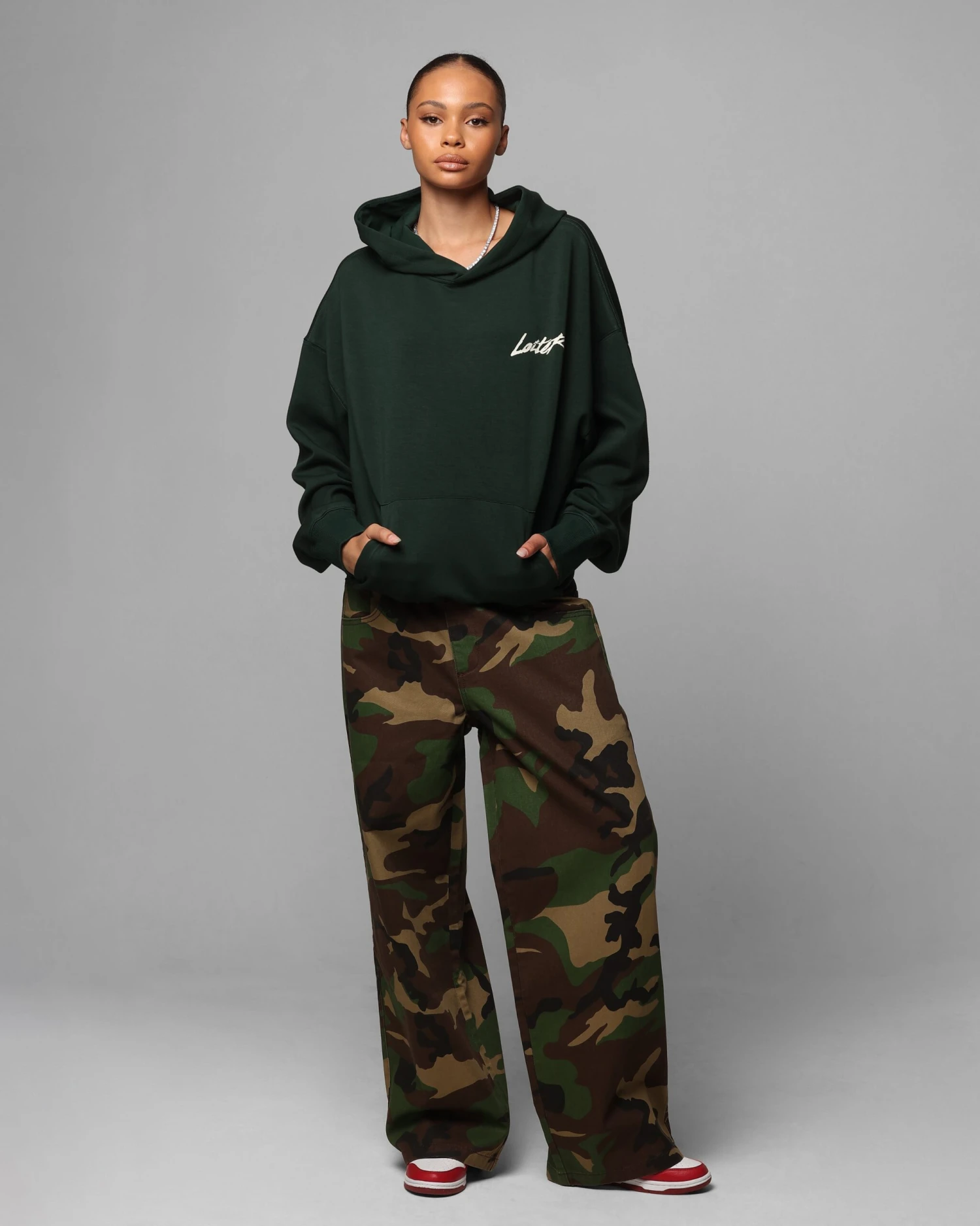 Loiter Chroma Premium Hoodie Dark Green 6 Loiter Chroma Premium Hoodie Dark Green - Image 4