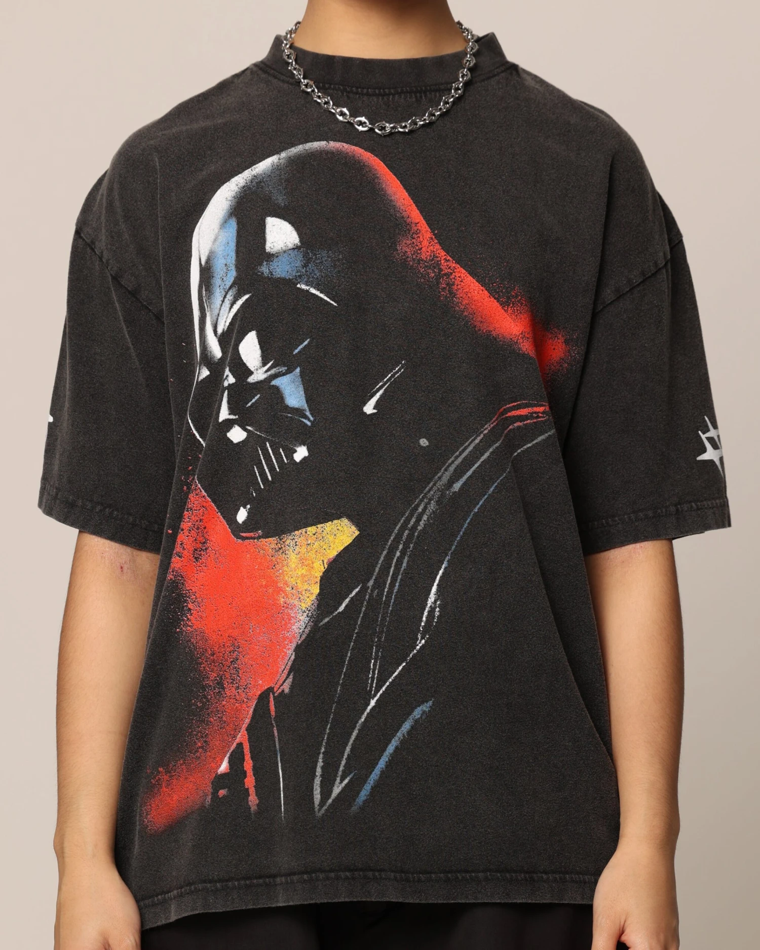 Star Wars Darth Vader T-Shirt Charcoal 6 Star Wars Darth Vader T-Shirt Charcoal - Image 4